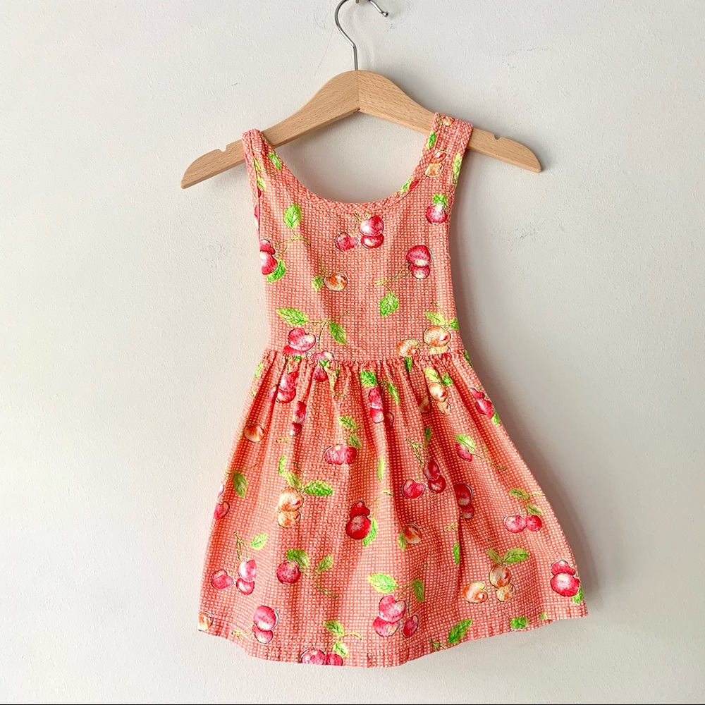 Vintage Baby Gap Cherry Print Dress